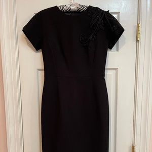 Teri Jon Black Cocktail Dress Size 4